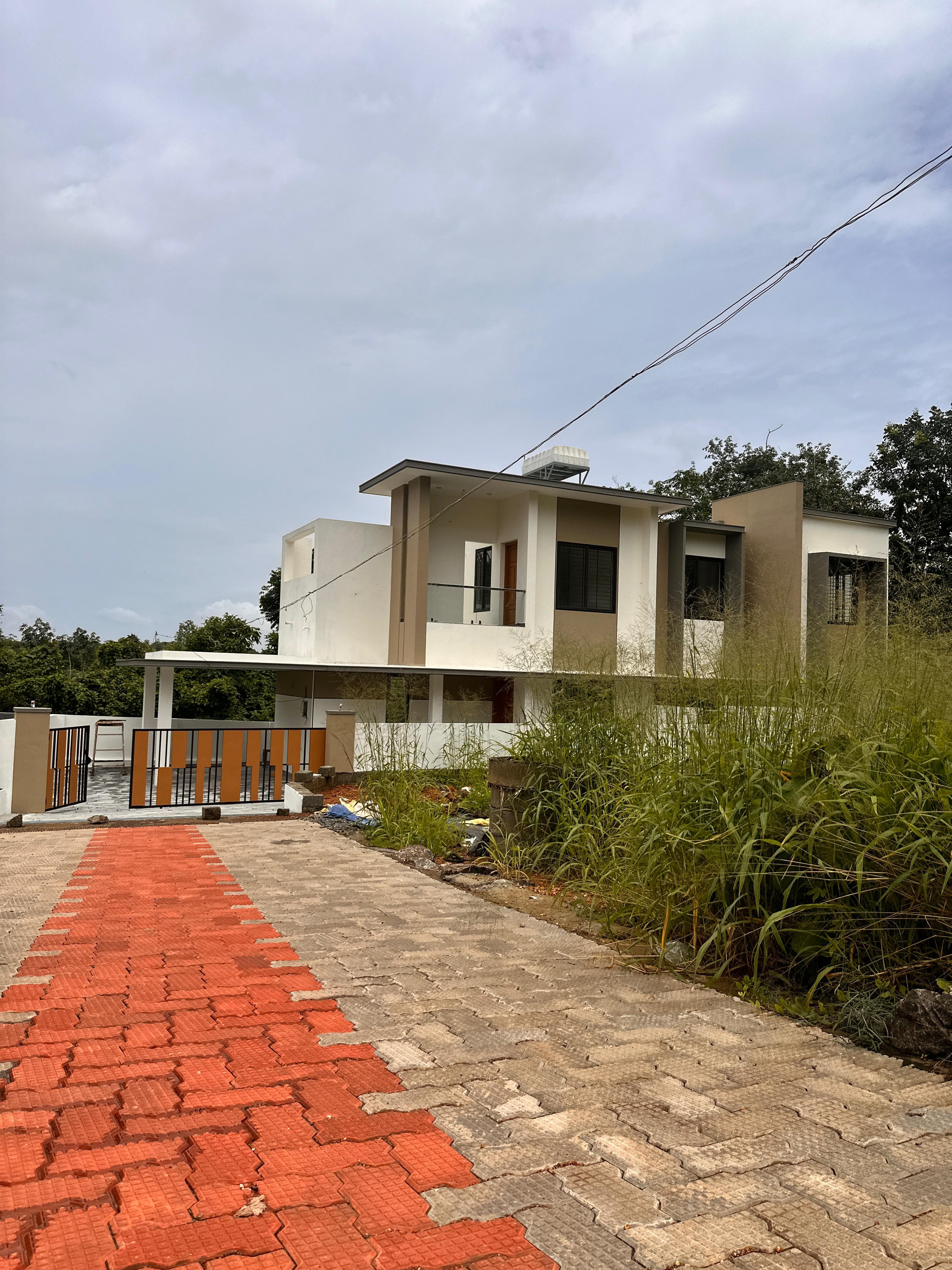 Spacious 4BHK Semi-Finished Villa with Study Room near Mulanthuruthy Junction